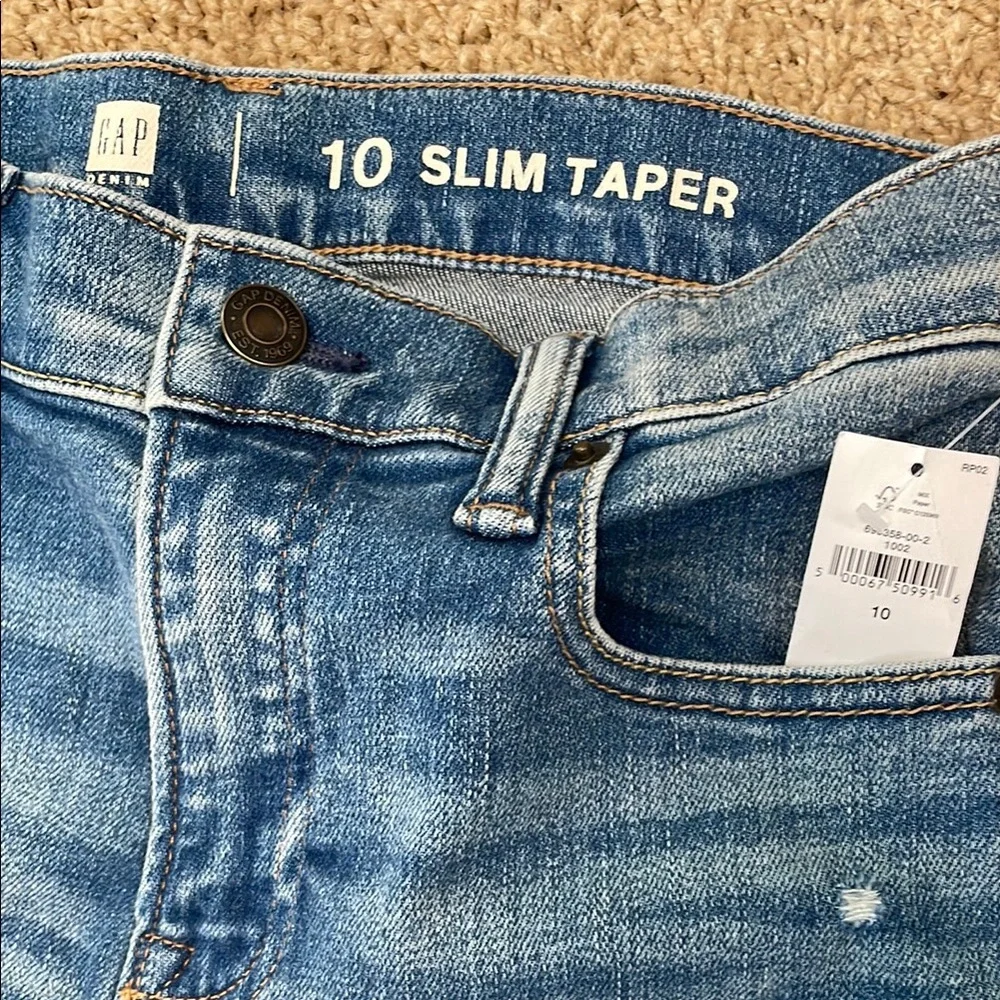 Gap denim slim taper jeans for kids